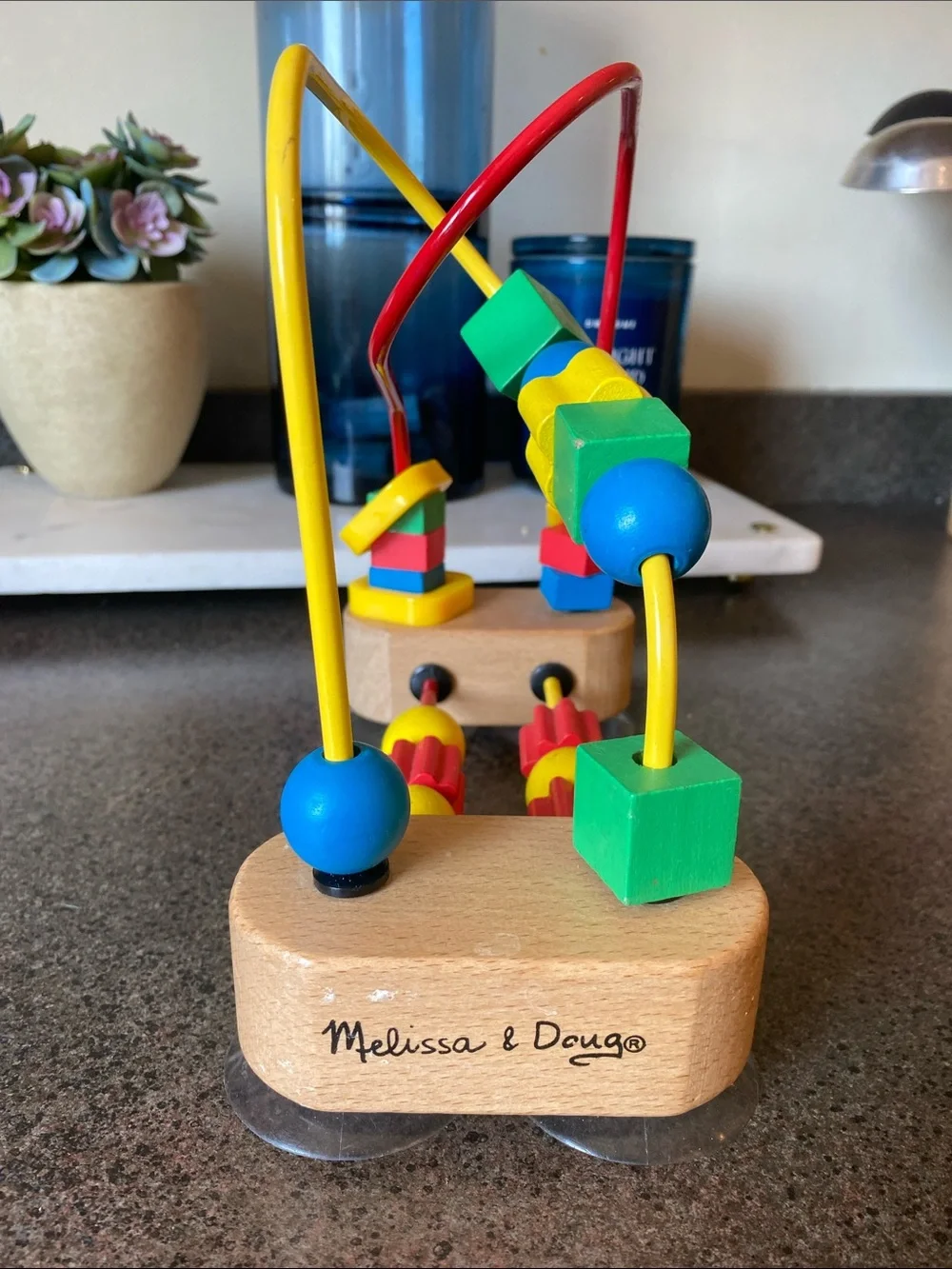 Melissa & Doug Red, Yellow, Blue & Green Bead Maze Activity